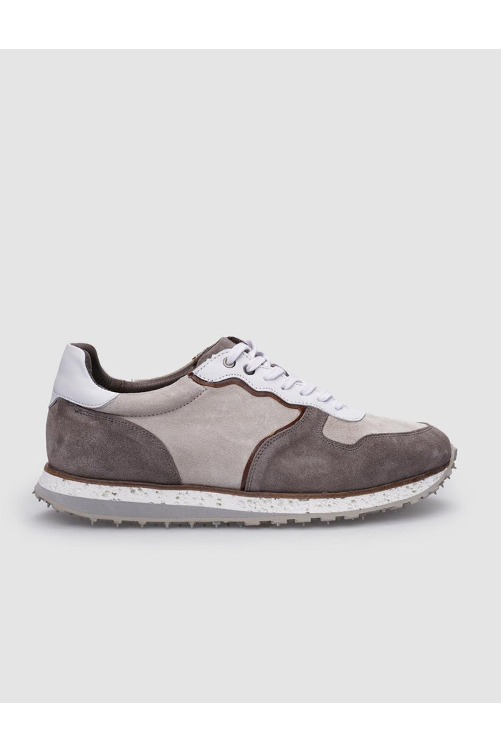 Cabani Shoes %100 Cuir véritable Chaussures de sport pour hommes en vison à lacets - Vison