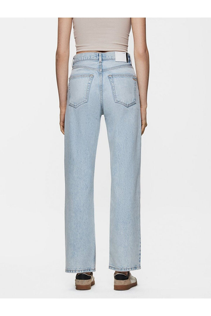 LTB Pantalon en jean coupe droite à taille haute Vanetta