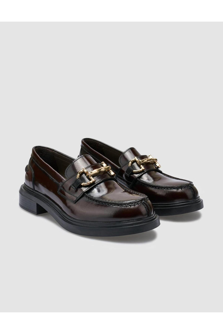 Cabani Shoes %100 Cuir véritable Chaussures de ville pour femmes Bordeaux - Bordeaux