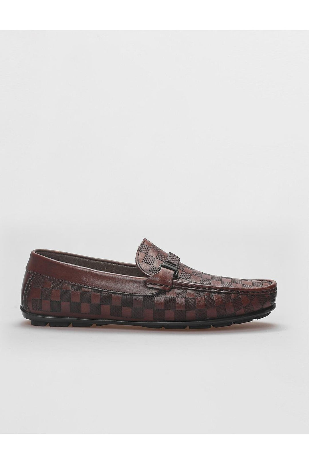 Cabani Shoes %100 Cuir Véritable Mocassins Pour Hommes Avec Détail Boucle Marron - Marron