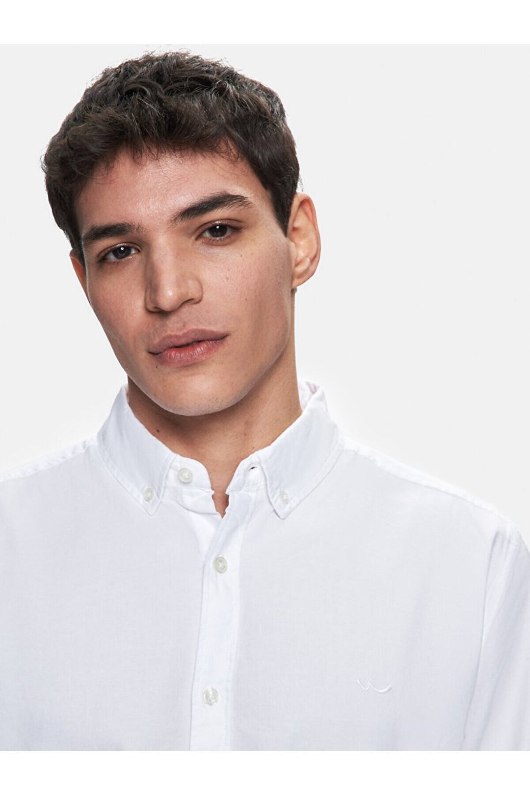 LTB Chemise Oxford blanche à manches longues Basıc