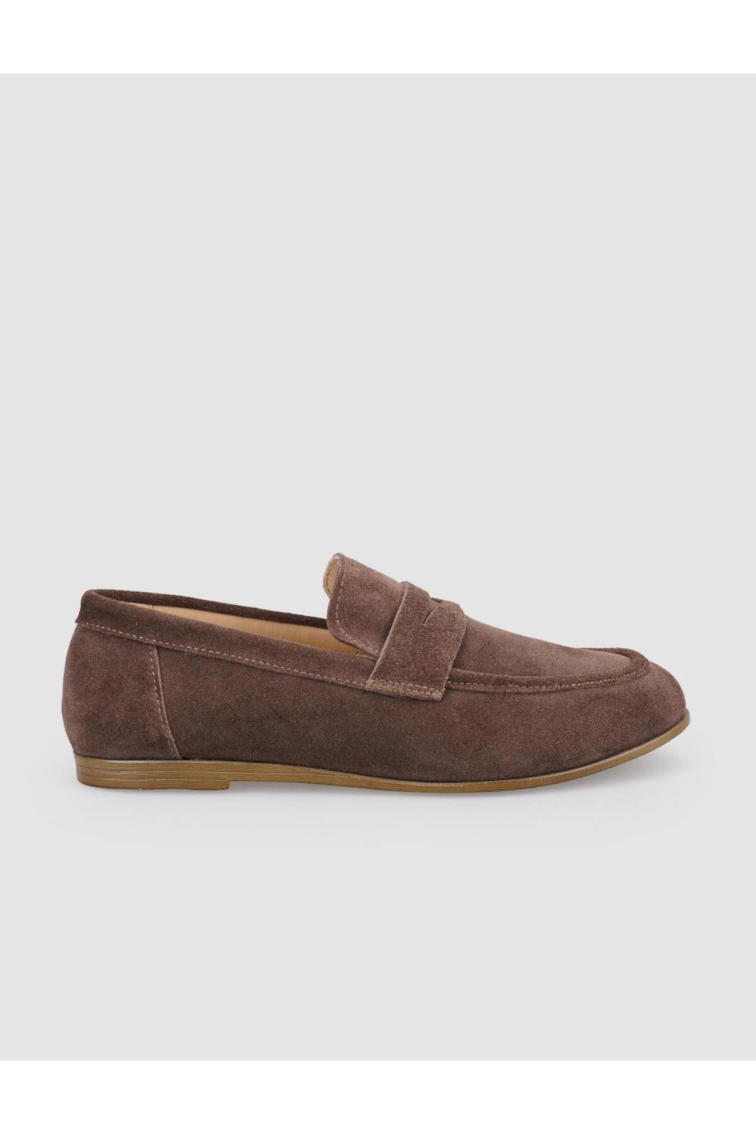 Cabani Shoes %100 Cuir véritable Mocassins en daim pour femmes marron - Marron