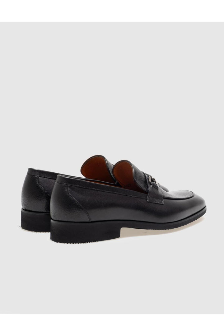 Cabani Shoes Chaussures classiques pour hommes en cuir véritable avec boucle noire - Multicolore