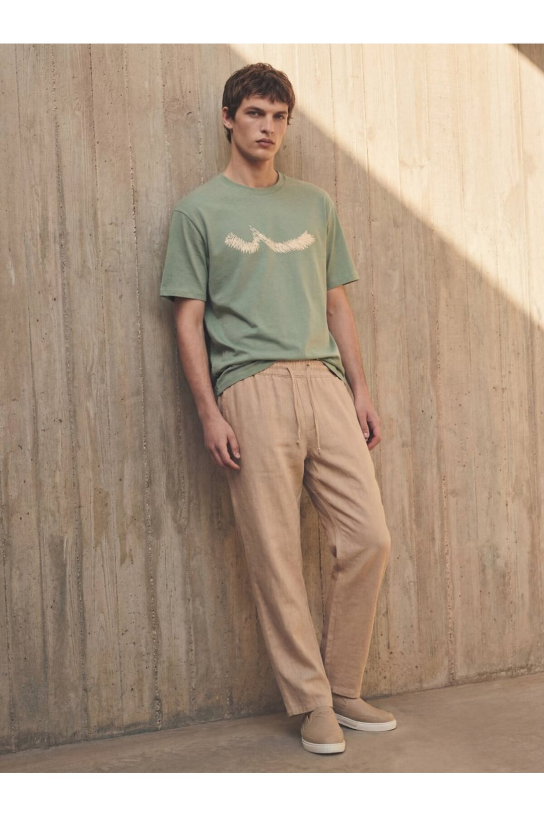 LTB T-shirt vert avec logo - Multicolore
