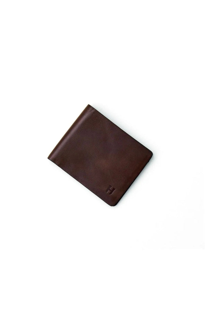 helmbrook Portefeuille en cuir véritable pour homme Slim Design Multi-Bay RFID Protected Eldridge Coffee Plus