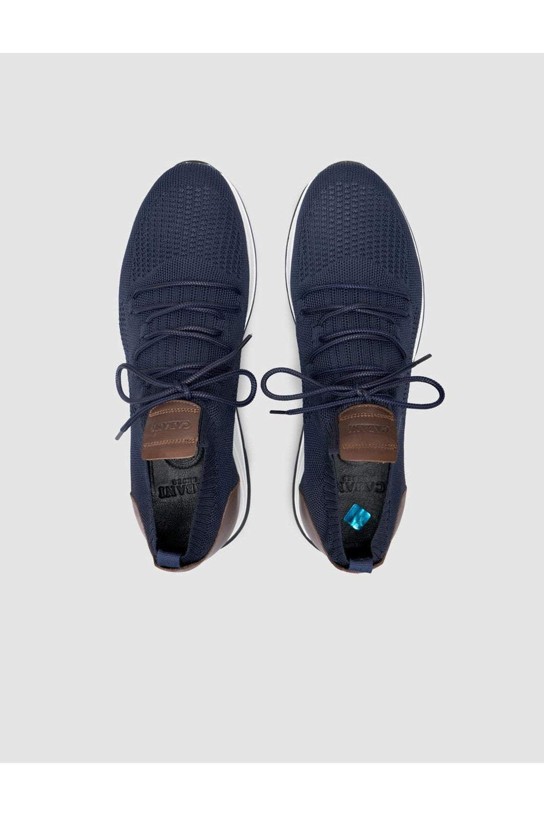 Cabani Shoes Chaussures de sport pour homme Napoli en tricot Bleu marine - Bleu marine