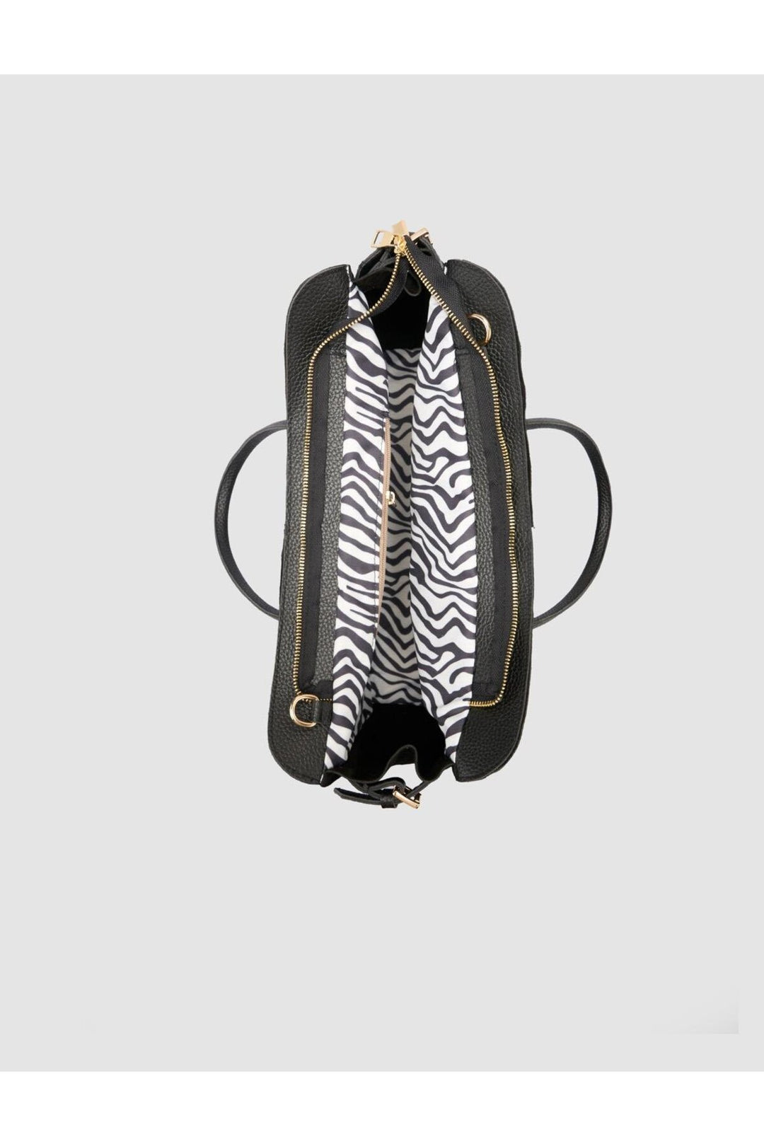 Cabani Shoes %100 Cuir véritable Sac à main en daim noir pour femme - Multicolore