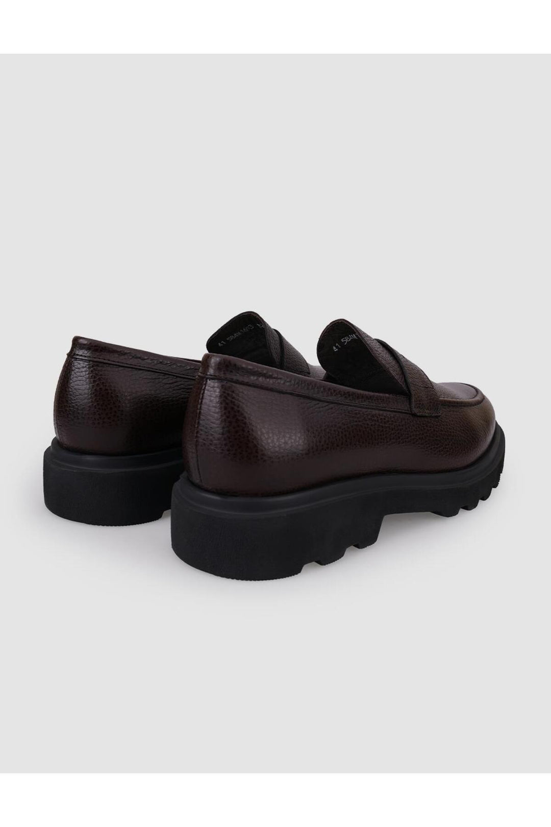 Cabani Shoes Chaussures de ville pour hommes en cuir véritable marron 100% - Multicolore