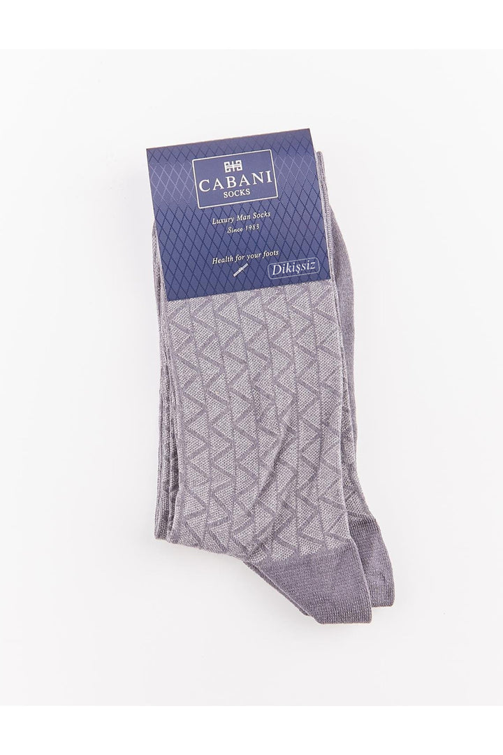 Cabani Shoes Chaussettes pour hommes 2 pièces gris long - Multicolore