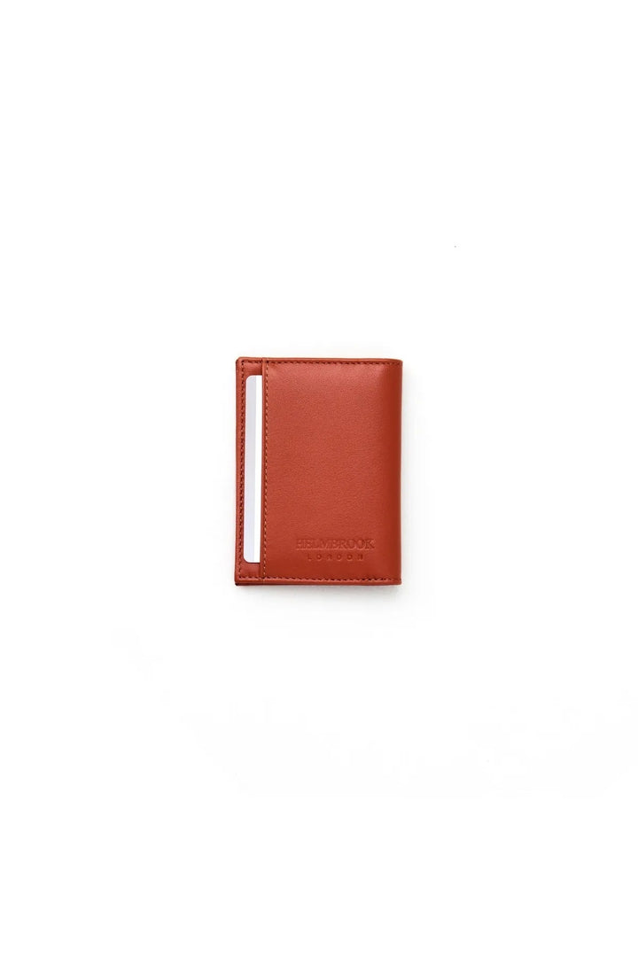helmbrook Porte-cartes pour homme en cuir véritable multi-baie protégé par RFID Townsend Tan