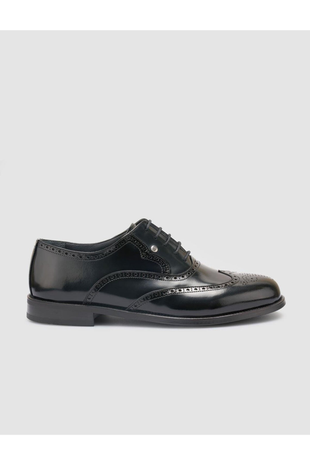 Cabani Shoes Chaussures classiques pour hommes en cuir véritable noir à motifs 100% - Multicolore