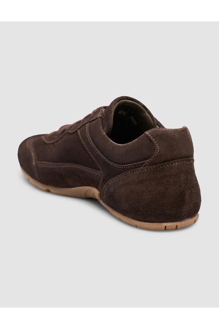 Cabani Shoes Baskets femme en cuir suédé marron - Marron