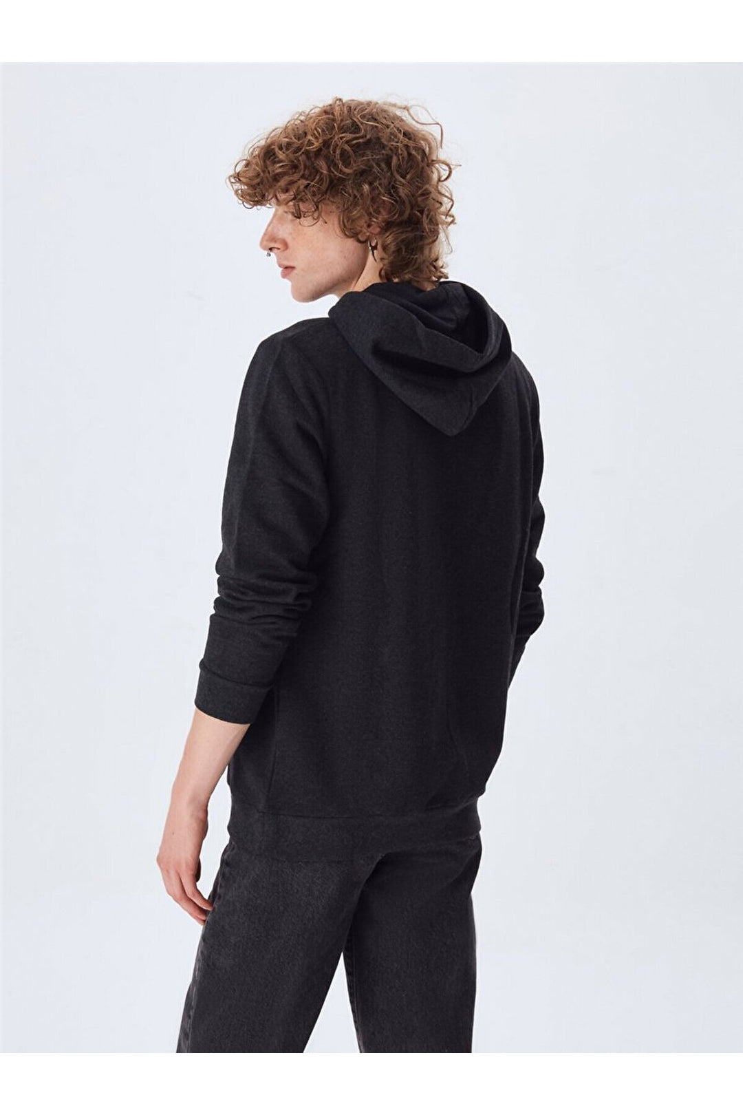 LTB Sweatshirt anthracite à capuche avec logo - antrasi̇t_218