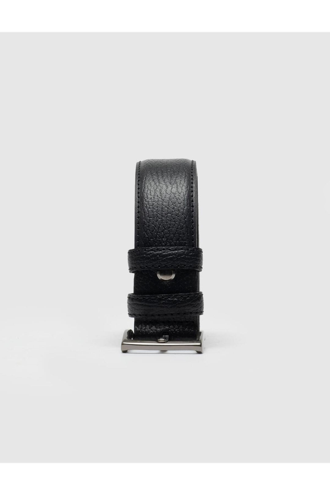Cabani Shoes Ceinture en cuir véritable noire pour homme classique - Noir
