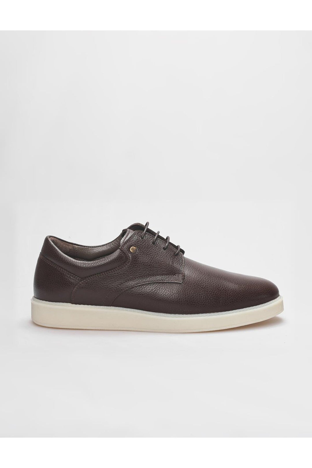 Cabani Shoes Chaussures de ville pour hommes en cuir véritable marron à lacets - Multicolore