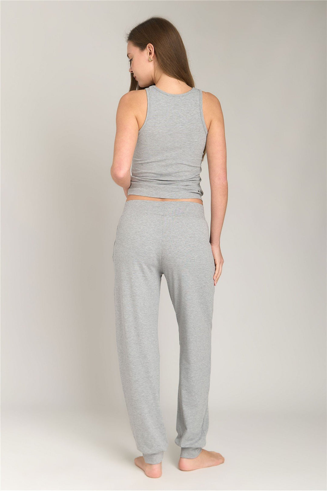 Lovely Things Pantalon de pyjama caraco CAROL - Bordeaux