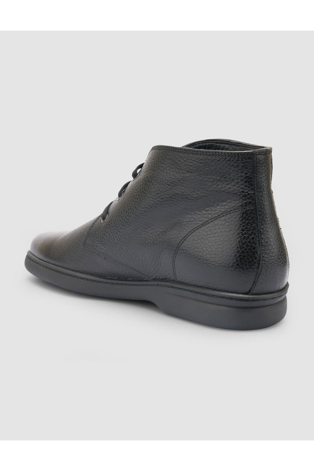 Cabani Shoes Bottines quotidiennes pour hommes en cuir véritable noir 100% - Multicolore