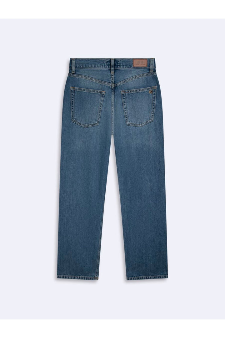 LTB Pantalon Jean Indigo Mid Vanetta Zippé - Bleu