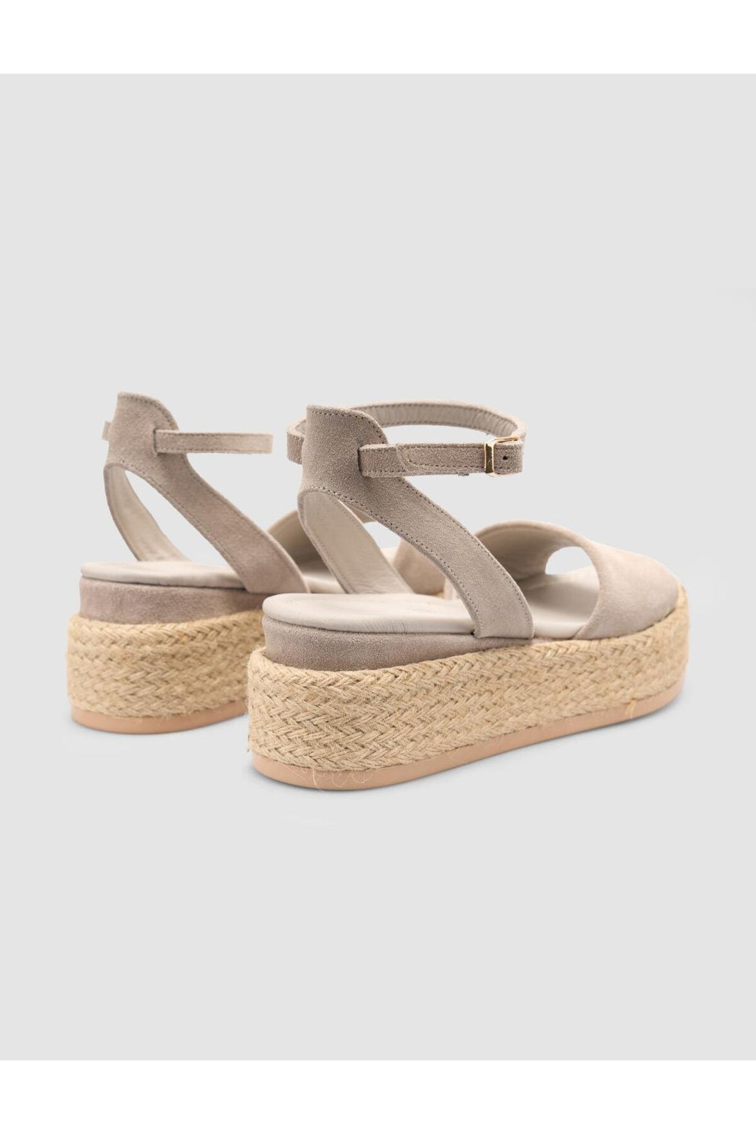 Cabani Shoes %100 Cuir véritable Sandale en suède pour femme - Pierre