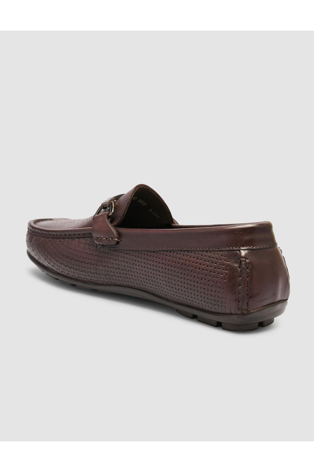 Cabani Shoes %100 Cuir véritable Mocassins pour hommes à boucle marron - Multicolore