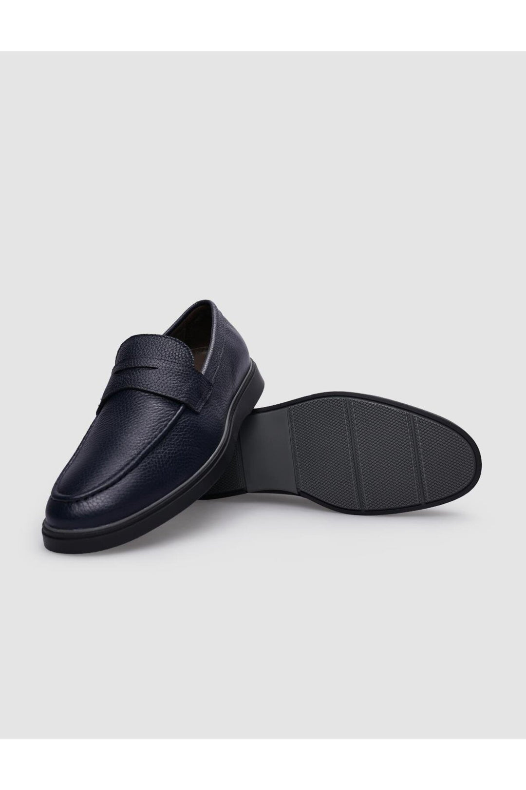 Cabani Shoes %100 Cuir véritable Chaussures décontractées pour hommes Bleu marine - Bleu marine
