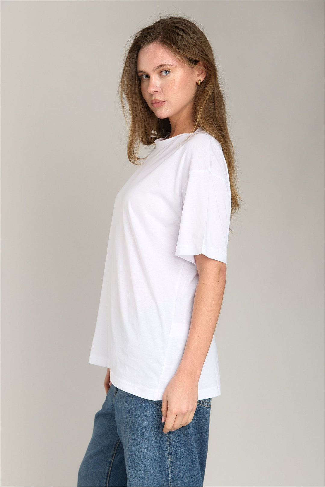 Lovely Things Hauts de pyjama basiques oversize INA - Blanc