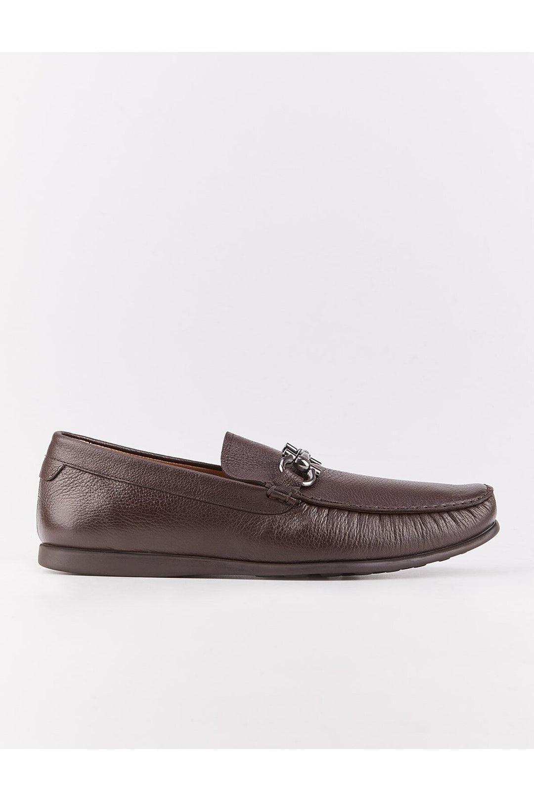 Cabani Shoes Mocassins pour hommes en cuir véritable marron - Marron