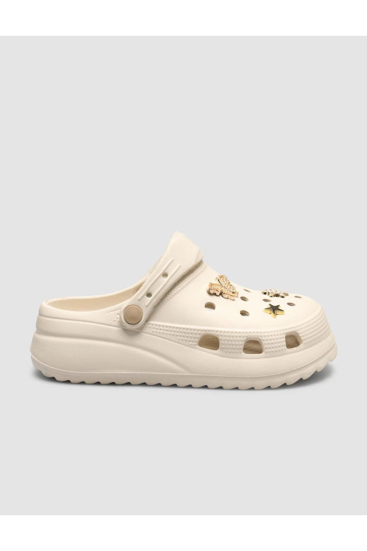 Cabani Shoes Snx Sabot Femme en Eva avec Détails en Pierre Ivoire - Multicolore
