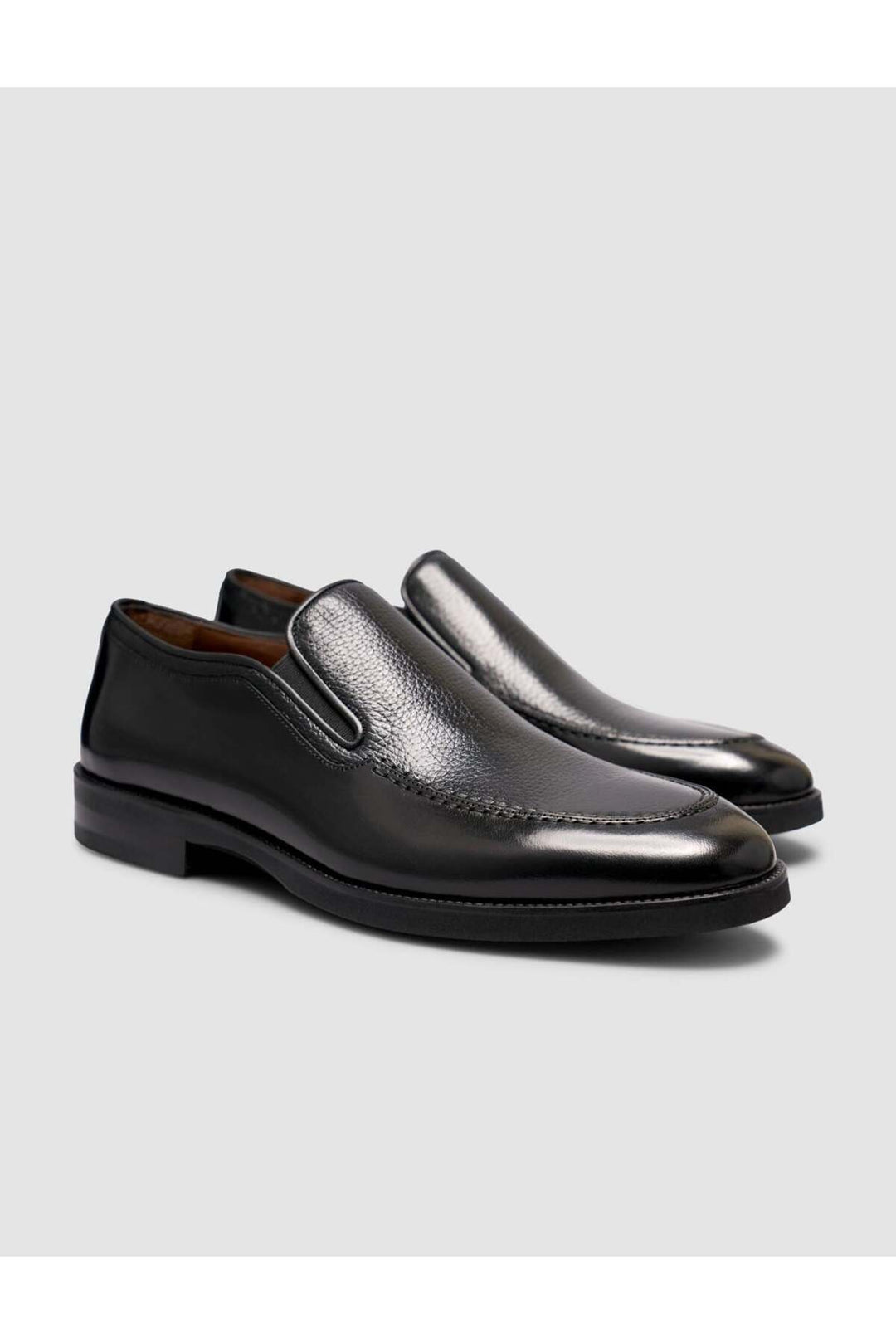 Cabani Shoes Chaussures classiques pour hommes en cuir véritable noir premium - Multicolore