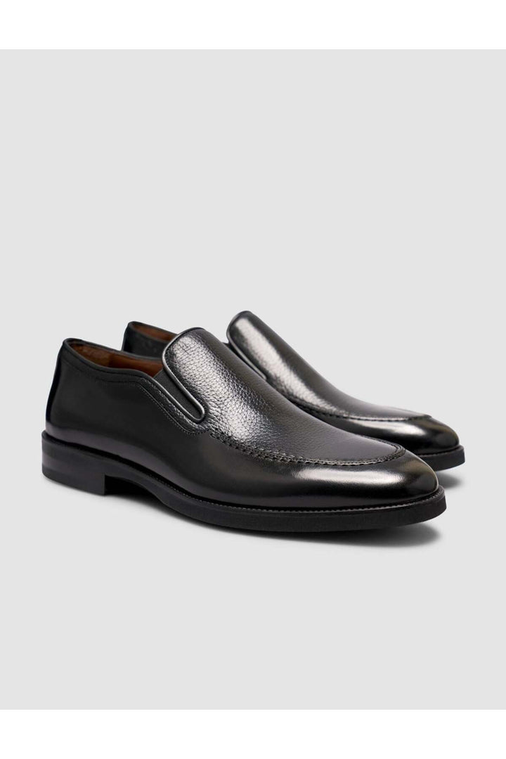 Cabani Shoes Chaussures classiques pour hommes en cuir véritable noir premium - Multicolore