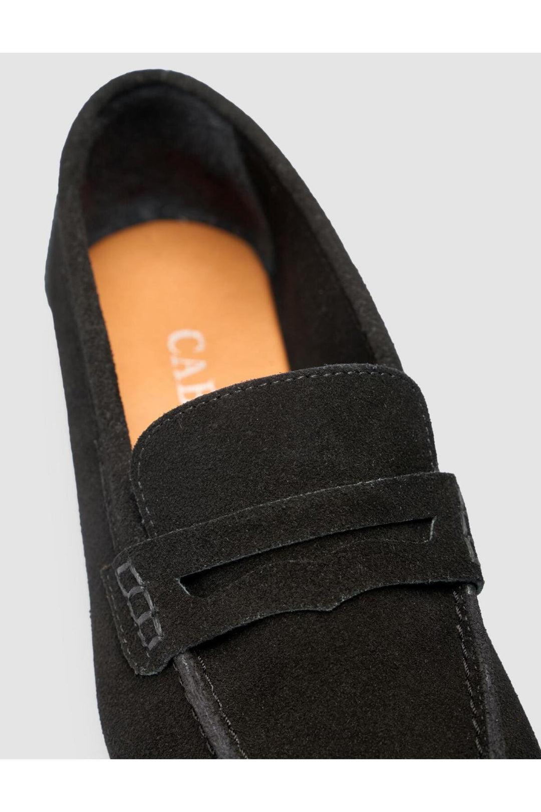 Cabani Shoes %100 Cuir véritable Suède Noir Mocassins Femme - Noir