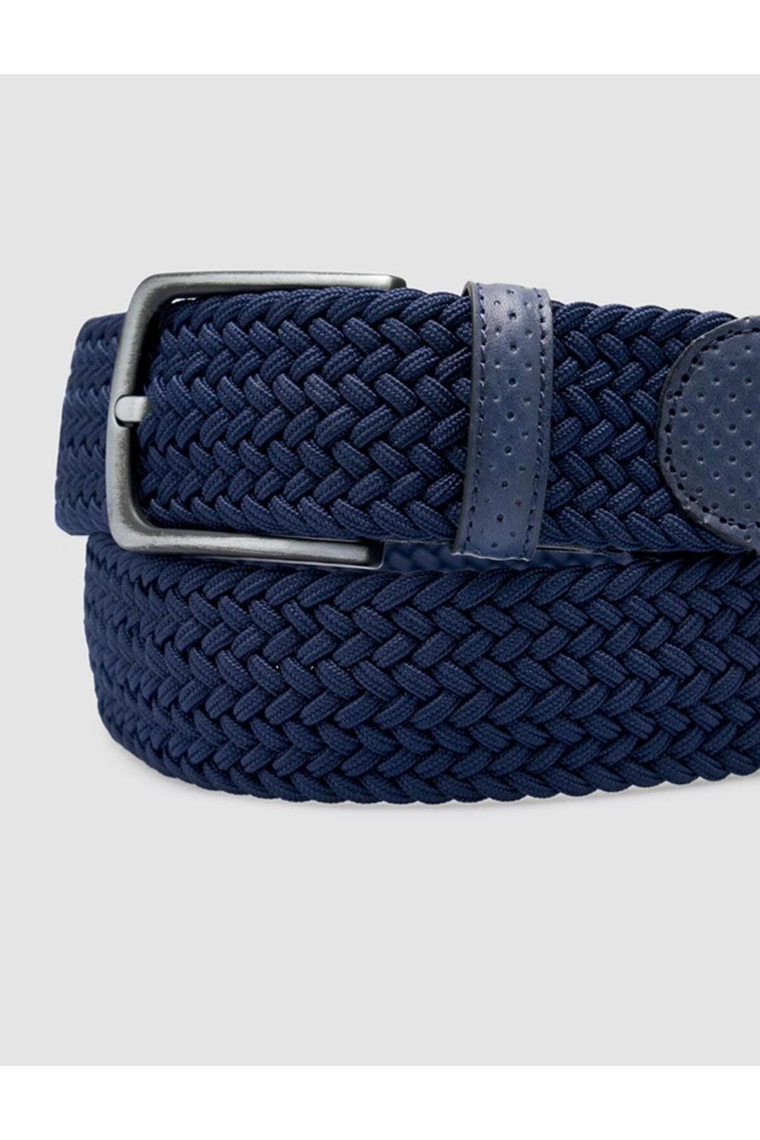 Cabani Shoes Ceinture pour homme en tricot bleu marine - Bleu marine