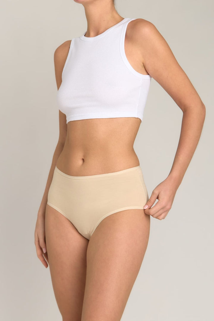 Lovely Things DORIS Culotte Hipster Taille Haute en Mélange Modal - ten