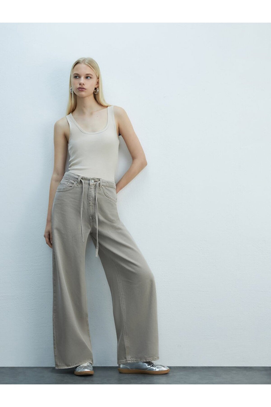 LTB Denıssa Pantalon en jean taille haute à jambes larges - karişik_55984