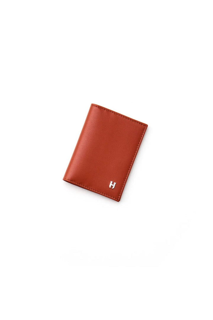 helmbrook Porte-cartes pour homme en cuir véritable multi-baie protégé par RFID Townsend Tan