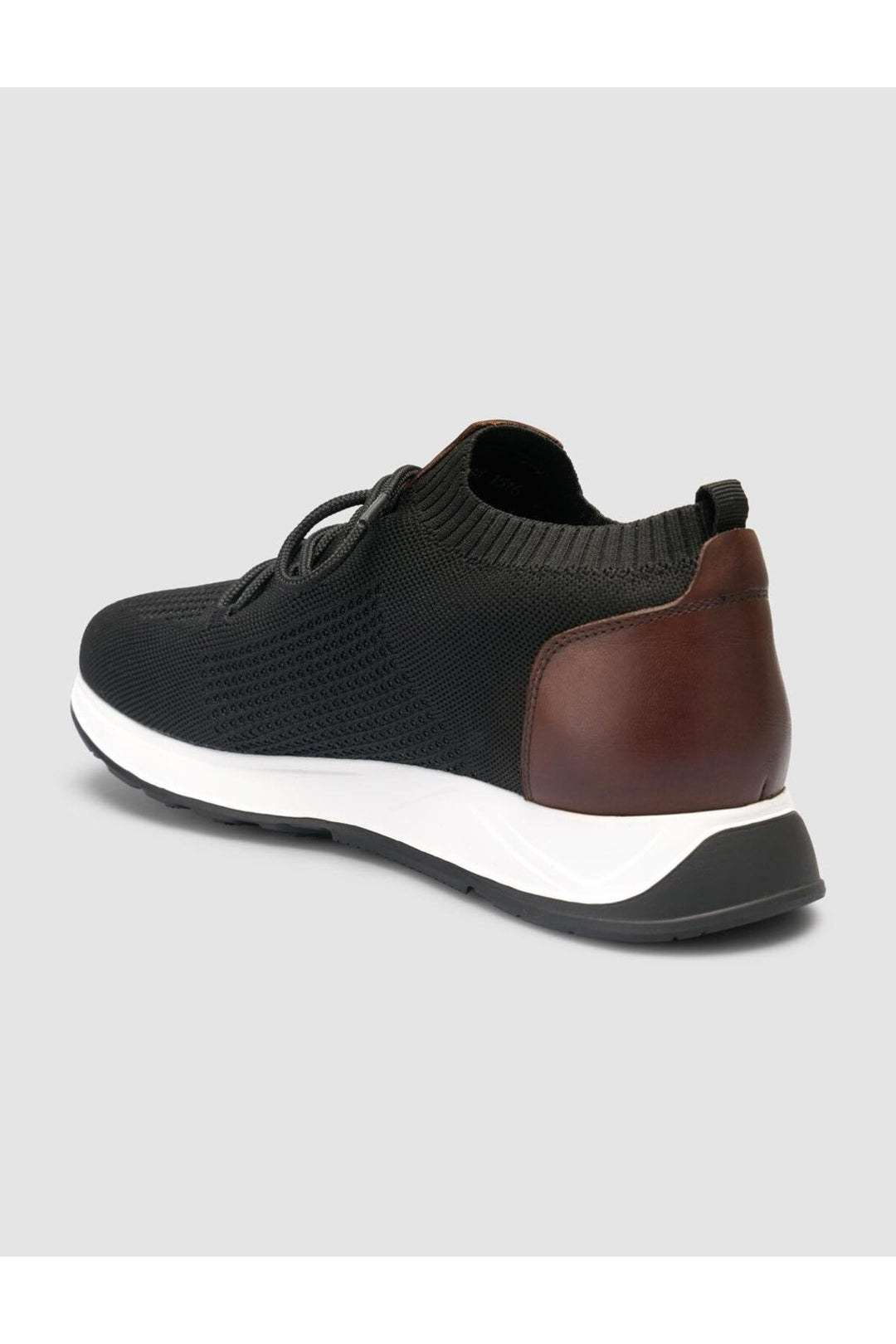 Cabani Shoes Chaussures de sport Napoli pour homme en tricot noir - Noir