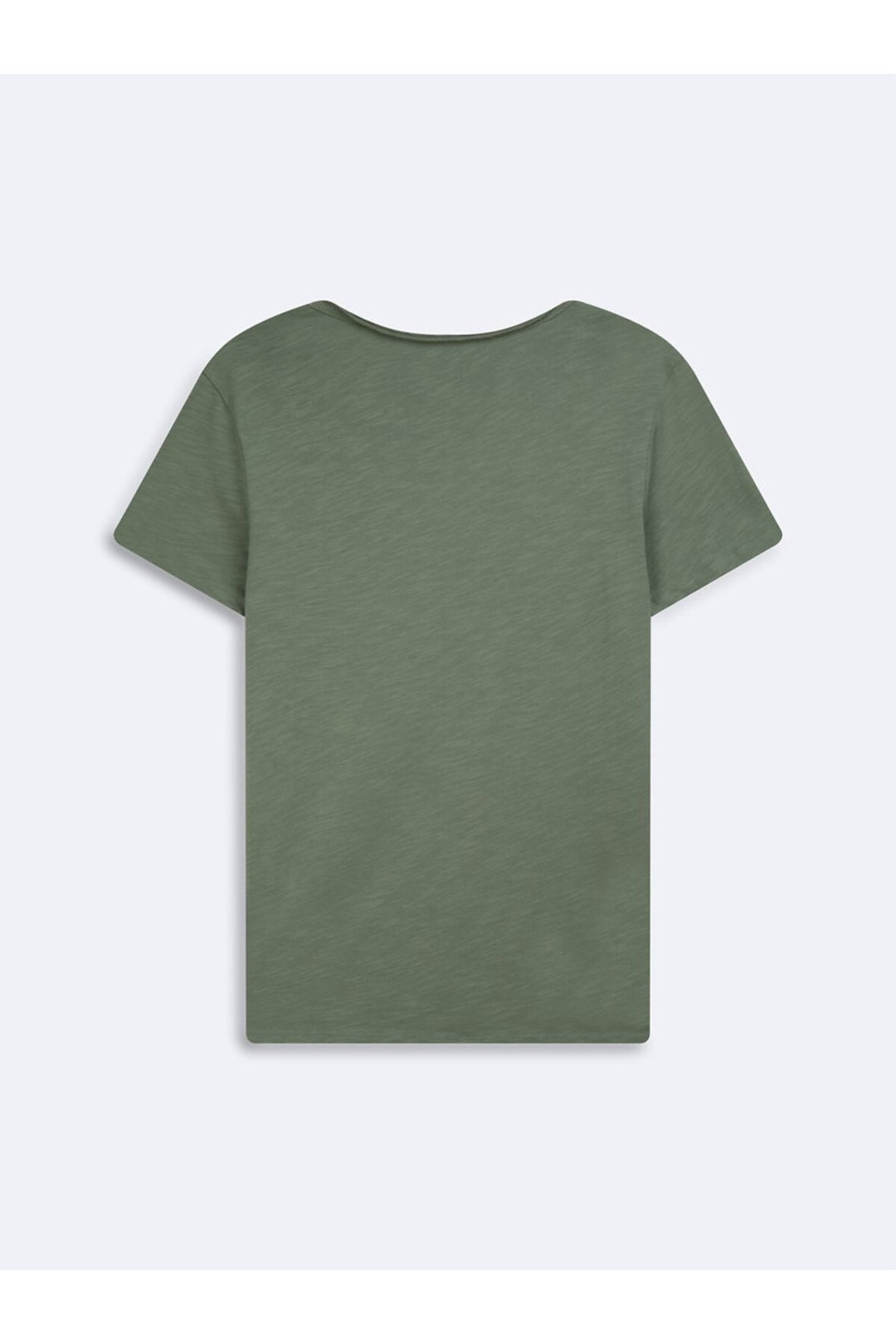 LTB T-shirt Basique Vert Col V À Manches Courtes - Multicolore