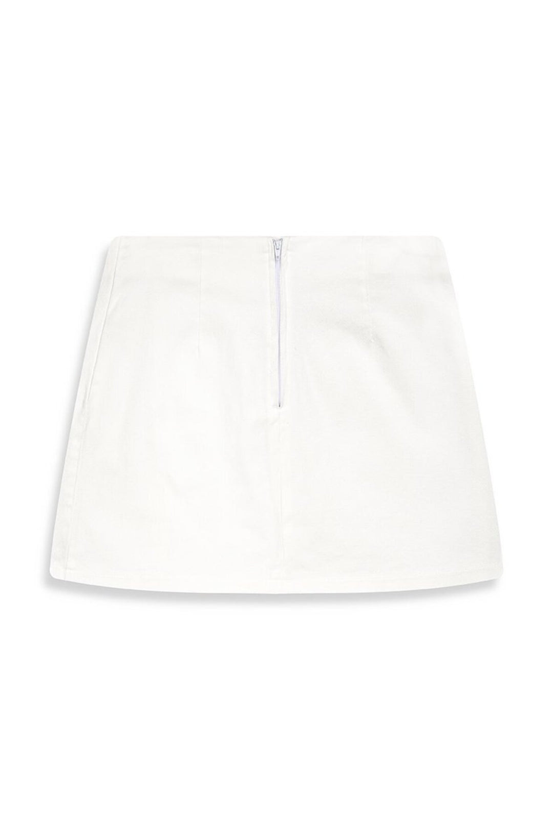 LTB Jupe blanche à fente courte - Blanc
