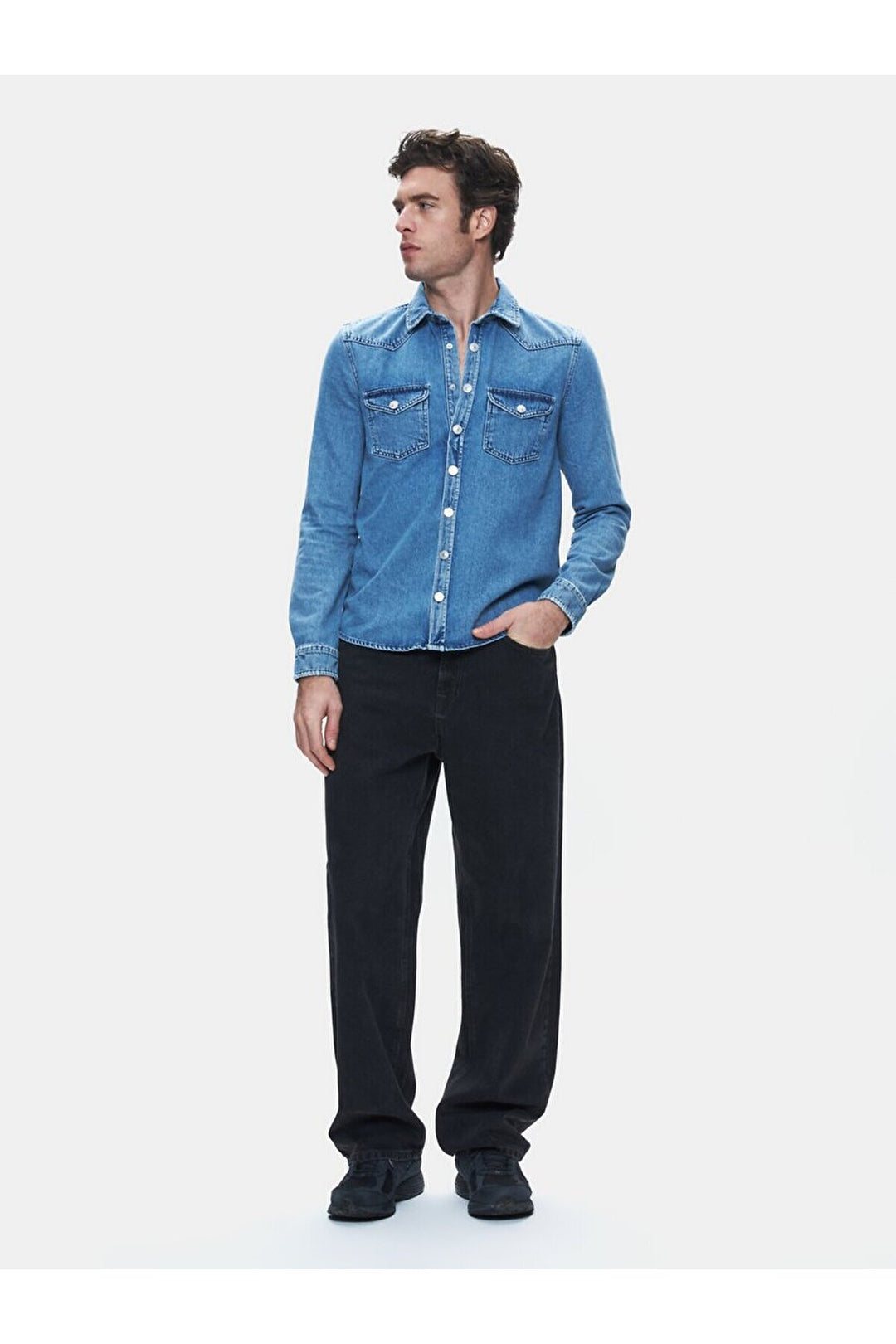 LTB Chemise en jean coupe slim Rohan - karişik_55863
