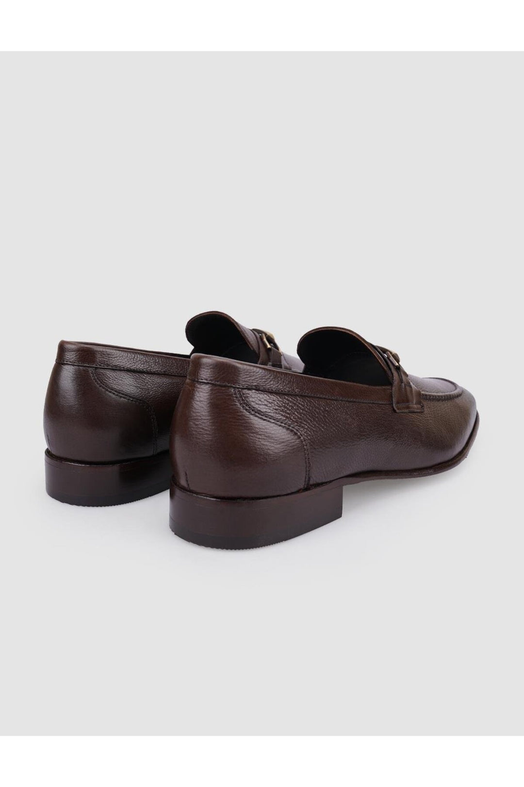 Cabani Shoes Chaussures classiques pour hommes en cuir véritable 100% marron avec boucle. - Marron