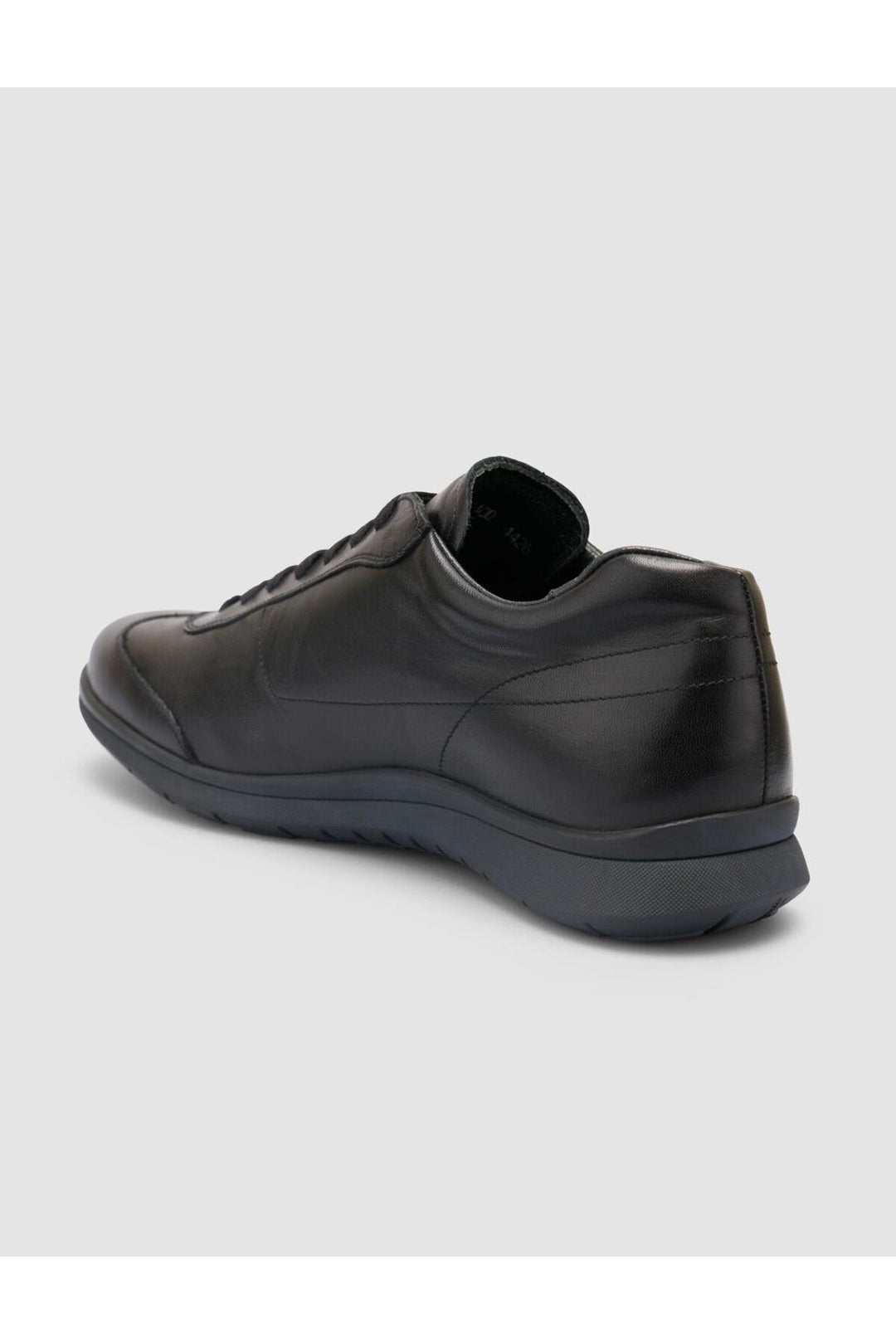 Cabani Shoes %100 Cuir véritable Baskets noires pour hommes - Multicolore