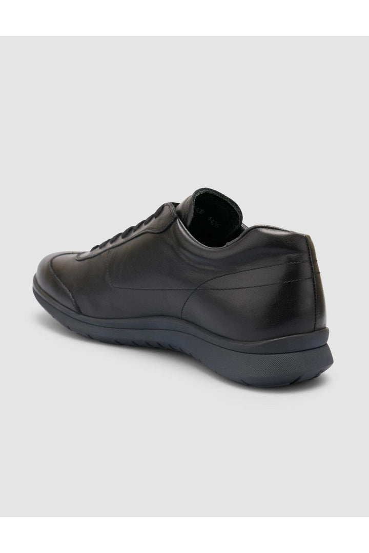 Cabani Shoes %100 Cuir véritable Baskets noires pour hommes - Multicolore