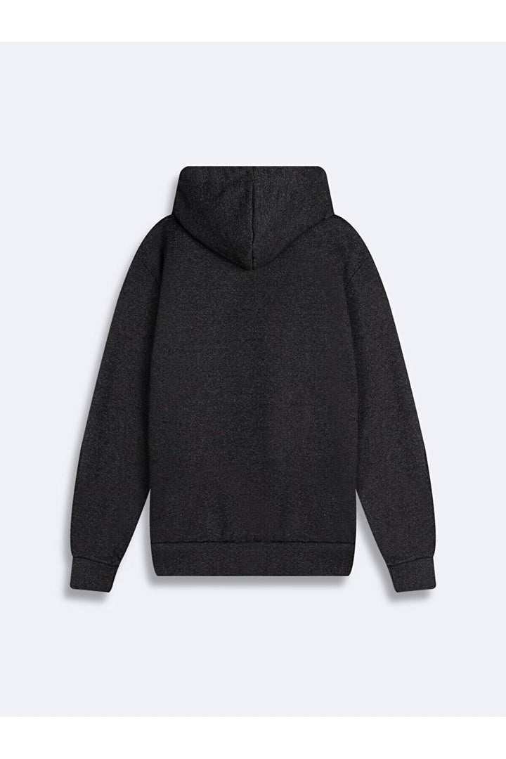 LTB Sweat-shirt à capuche anthracite classique