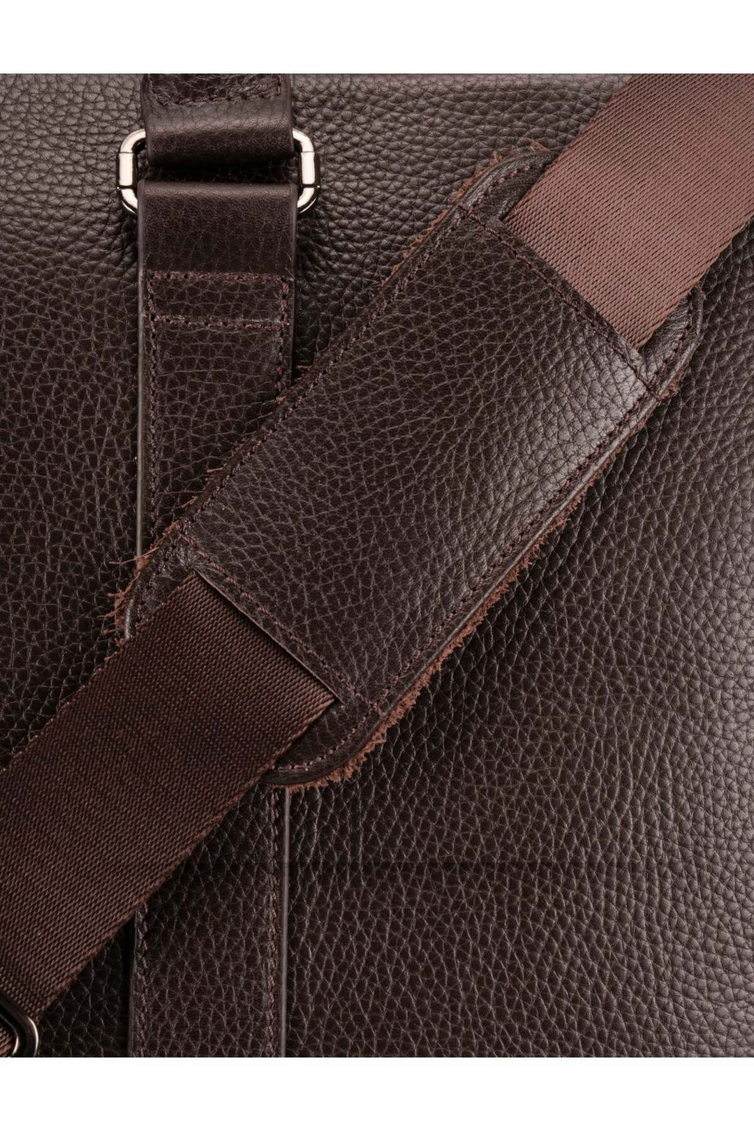 Cabani Shoes Sac en cuir véritable marron pour homme, à main et de voyage. - Multicolore