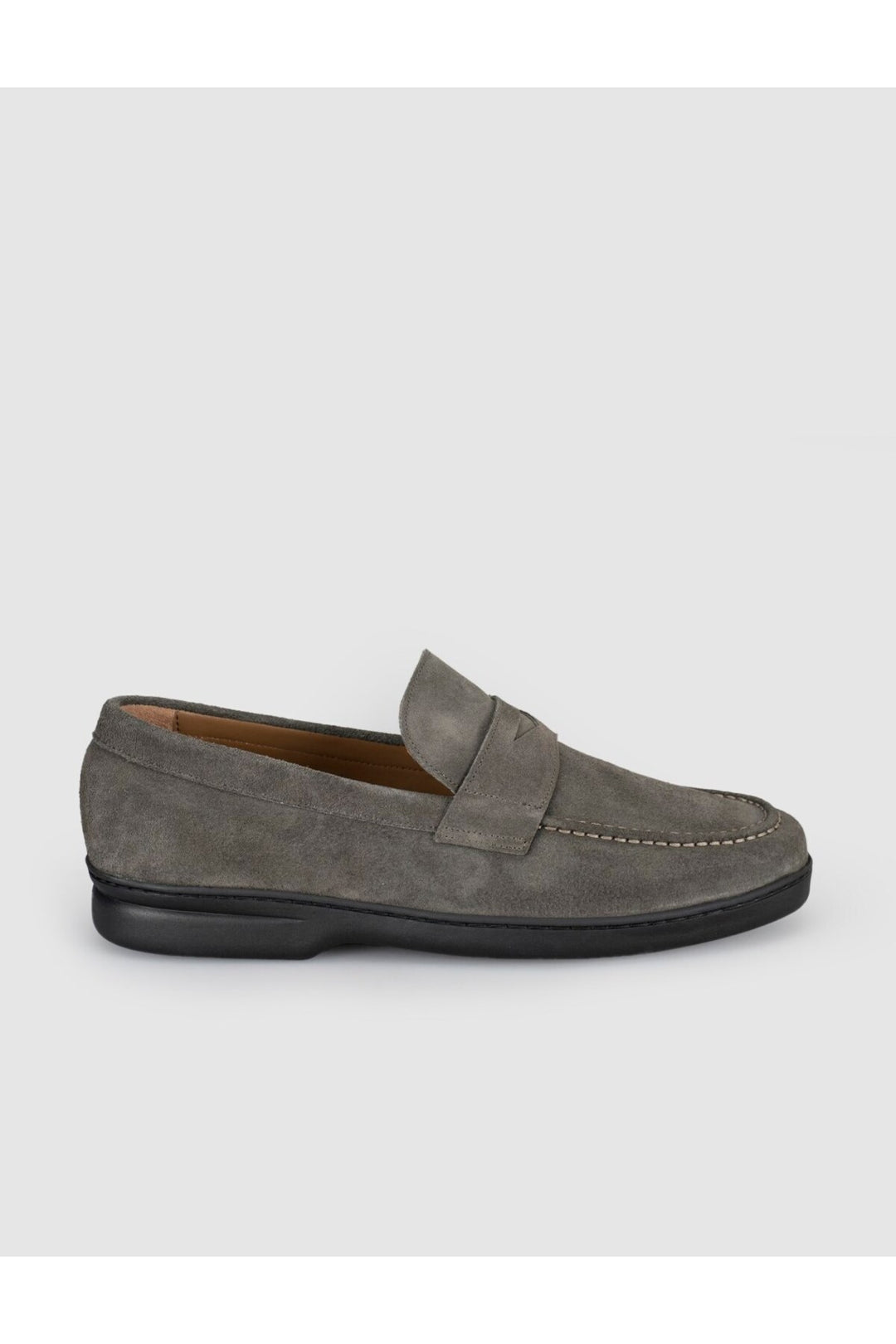 Cabani Shoes Chaussures Loafer en cuir suédé véritable pour homme en kaki - Multicolore