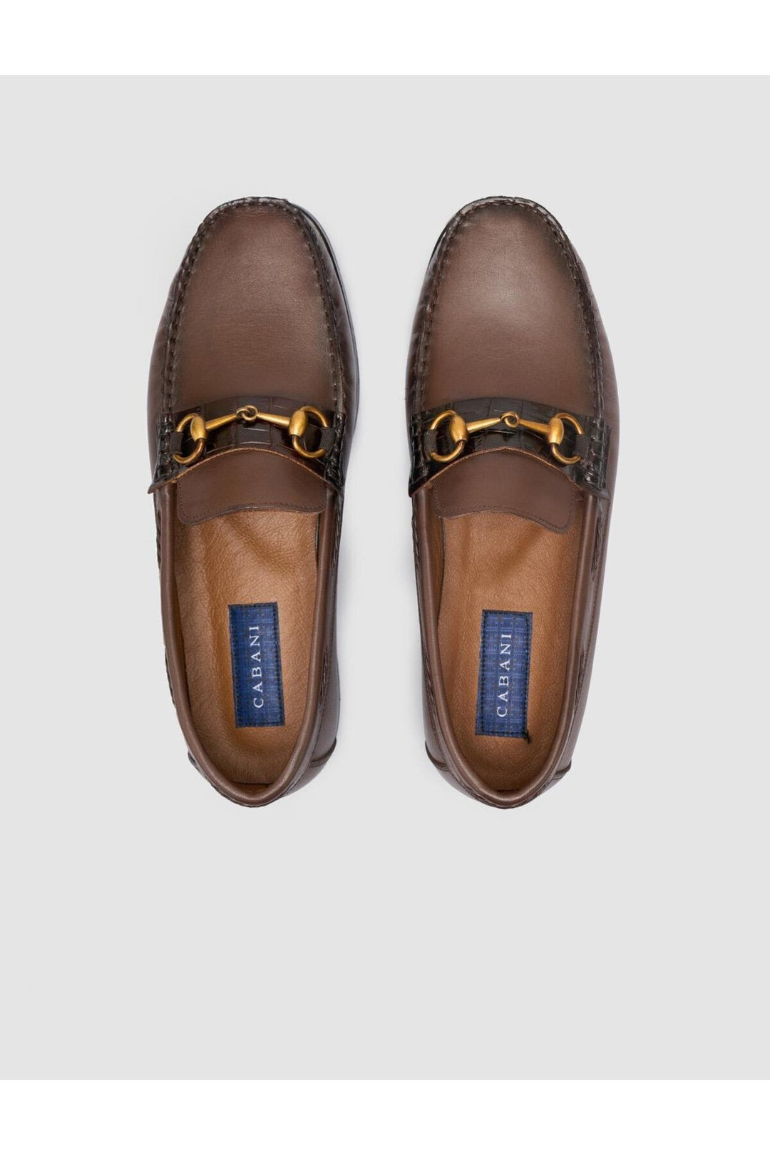 Cabani Shoes %100 Cuir véritable Chaussures classiques pour hommes Marron - Marron