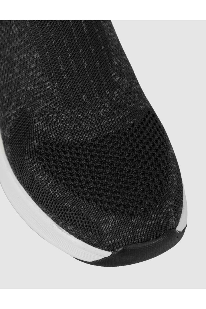 Cabani Shoes Sneaker homme en tricot noir - Multicolore