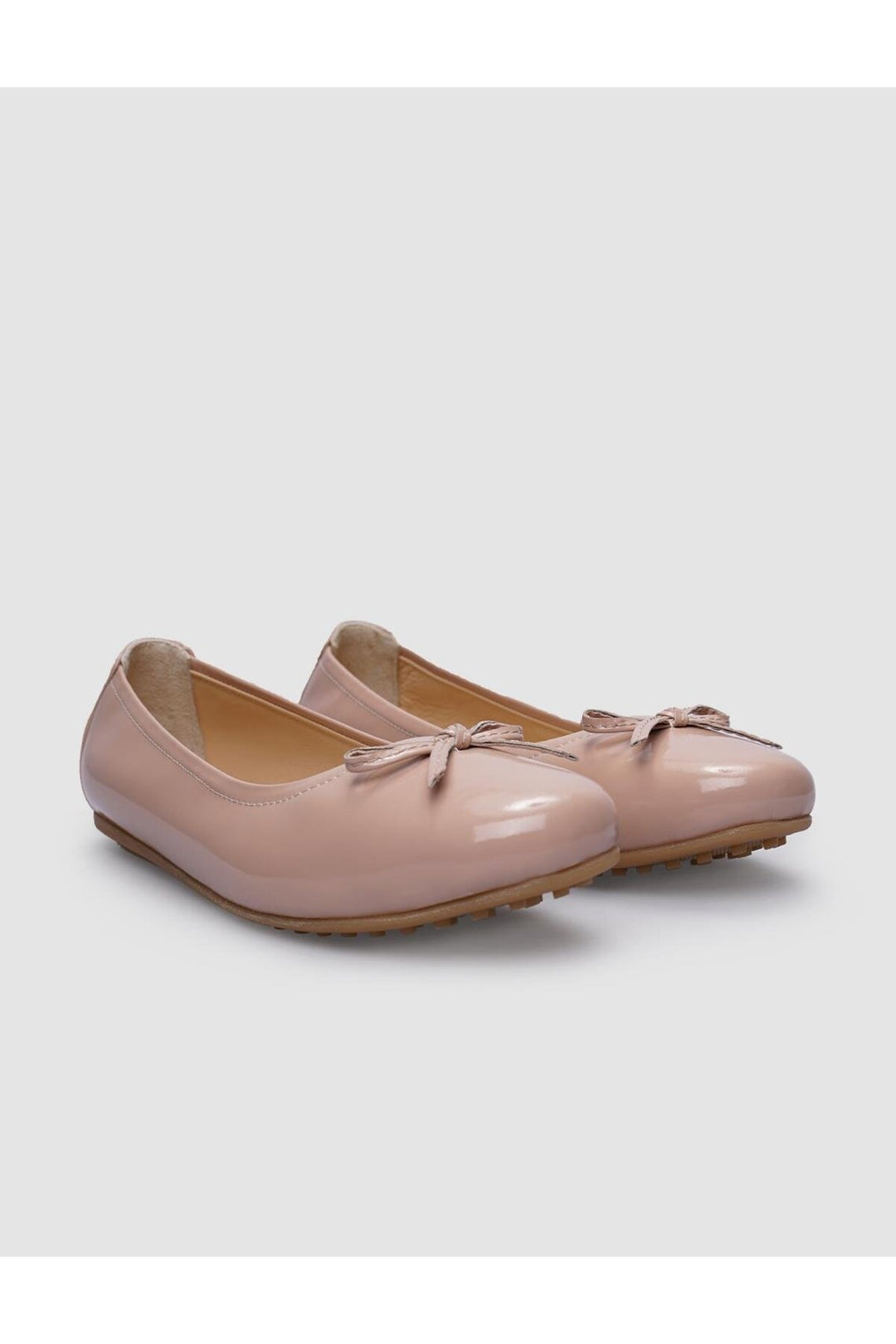 Cabani Shoes Chaussures de ville pour femmes en cuir véritable beige avec détail en nœud. - Multicolore