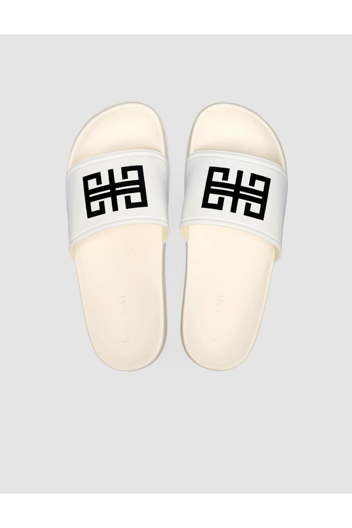 Cabani Shoes Sandales pour hommes blanches - Blanc