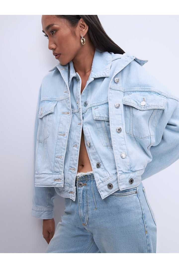 LTB Veste oversize Celia - Clair Bleu_55056